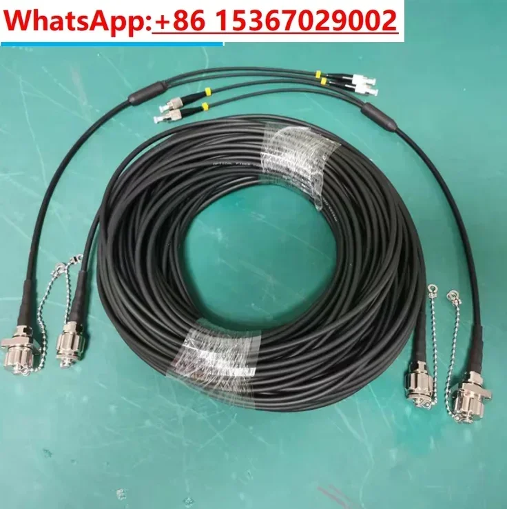 ODC fiber optic connector optical cable 2-core flame-retardant single-mode single core waterproof jumper LC connector