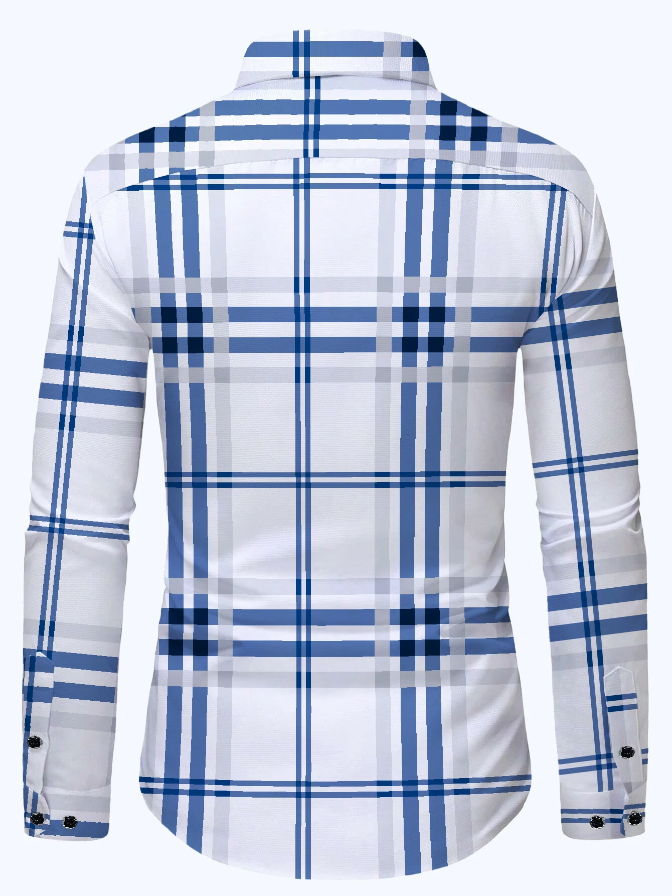 FGKKS 2024 Outdoor Casual Shirt For Men Striped Fashion Slim Top High Quality Design Hot Street Wear Casual Shirt For Men