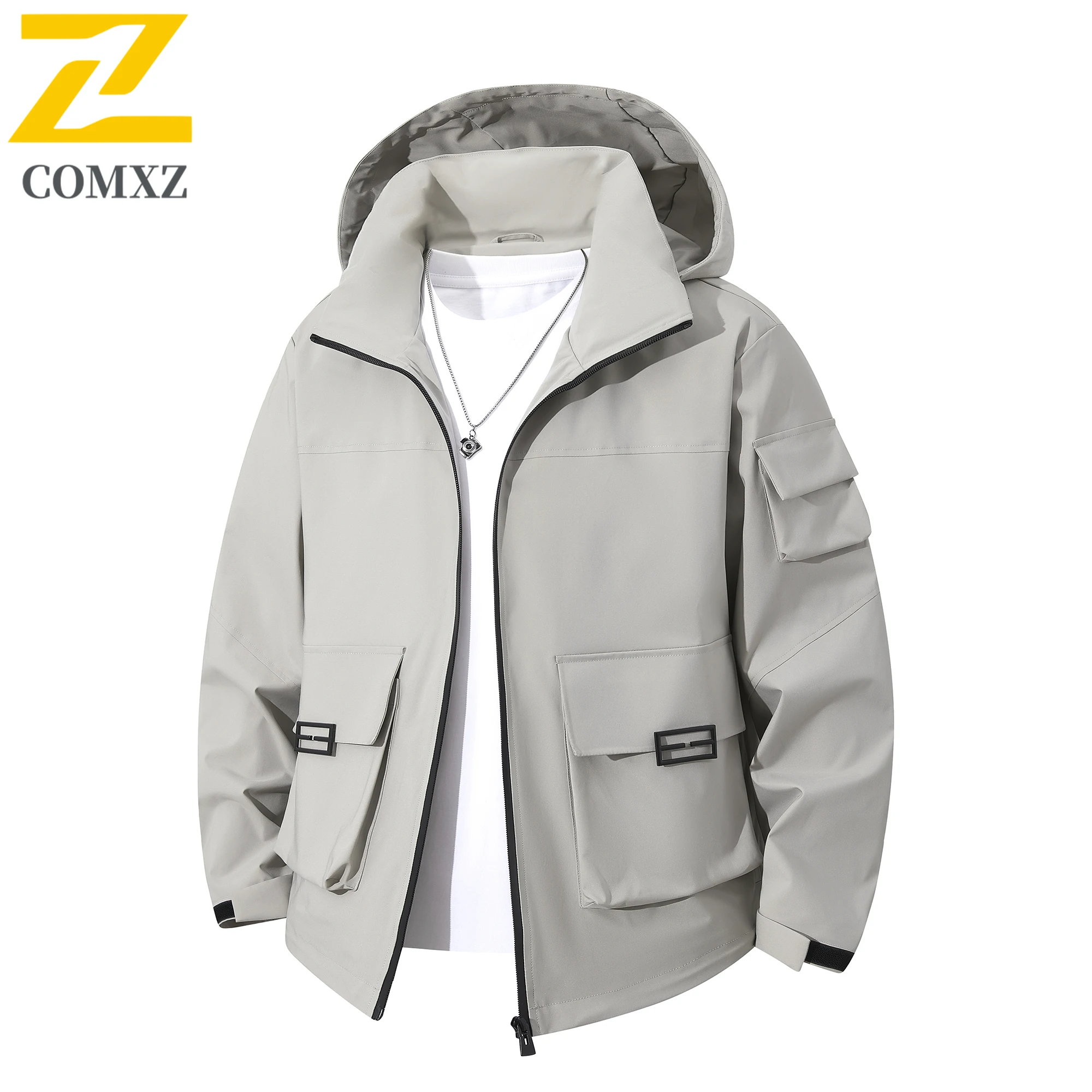 

Высококачественная штурмовая куртка, новая уличная многофункциональная походная ветровка с капюшоном и большим карманом, альпинистская куртка