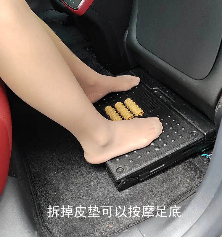 Car leg rest ottoman co-pilot leg support pad rest foot pedal car leg rest ottoman upturned foot stool