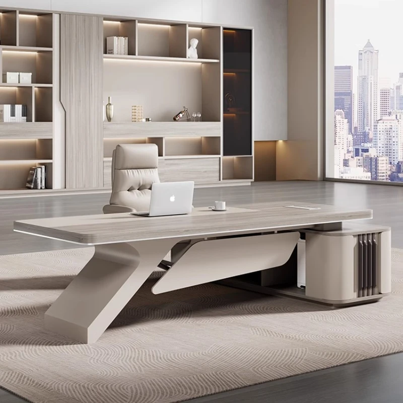 Unusual Executive Office Desk Creativity Drawers European Boss Computer Desks High End Designer Escritorio Oficina Furniture