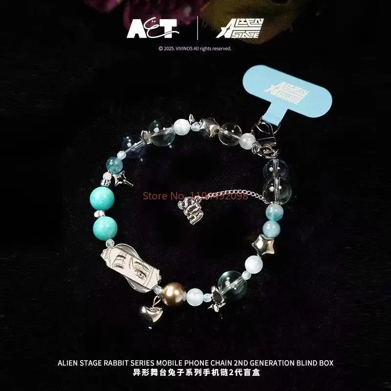 New Sale Genuine In Stock Alien Stage Rabbit Series Phone Strap Blind Box Phone Pendant Ornament Cute Toys Girl Birthday Gifts view 6
