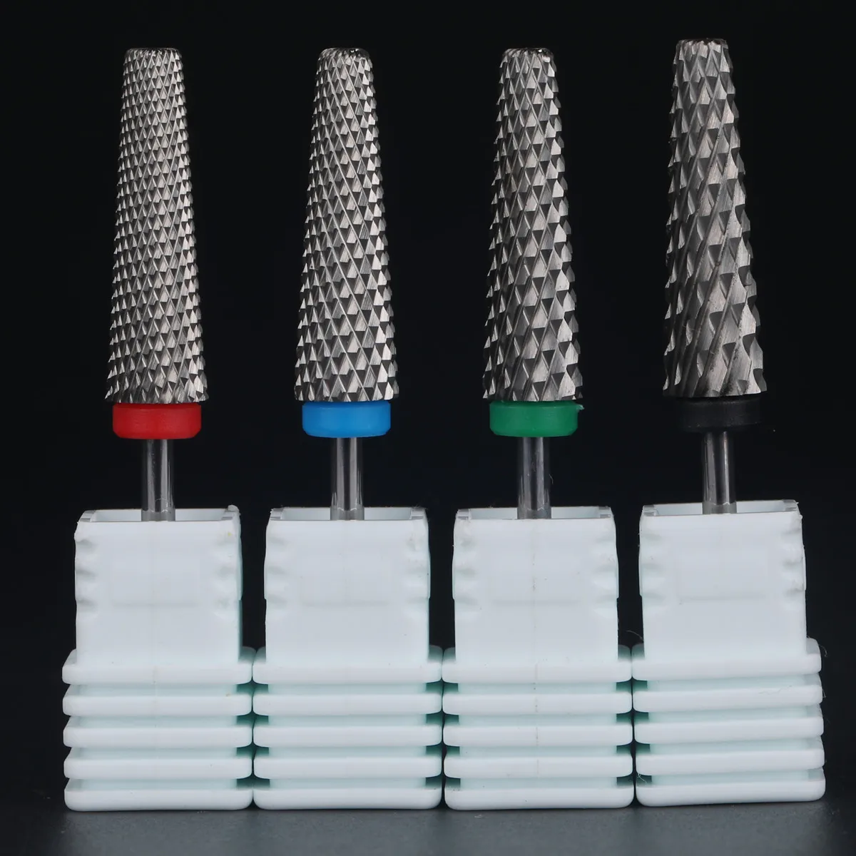 24MM Extra Long 5 in 1 punte da trapano in carburo di tungsteno per Gel per unghie rimuovi la macchina per Manicure elettrica fresa per unghie