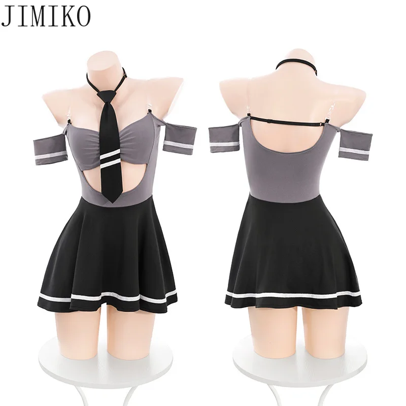 jimiko Female Cosplay Costume Sexy Schoolgirl Uniform Cheerleader Costume Adult Game Costumes Female Suit 19 Activity Outfits