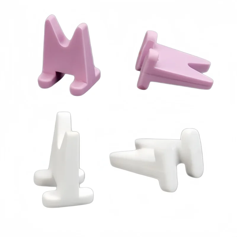 

Dental Ceramic Firing Tray Bridge-type Pink White Pegs for Single Porcelain Crown High Temperature Dental Ceramic Sintering Base
