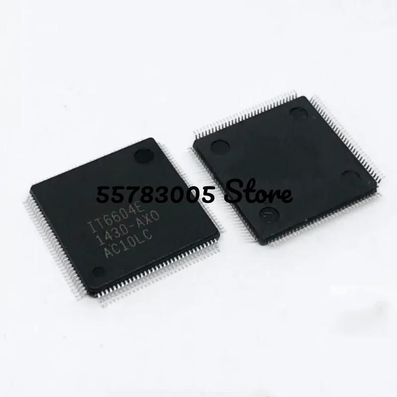 5PCS New  IT6604E QFP128 Frequency conversion chip HDMI high-definition conversion high-definition chip IC