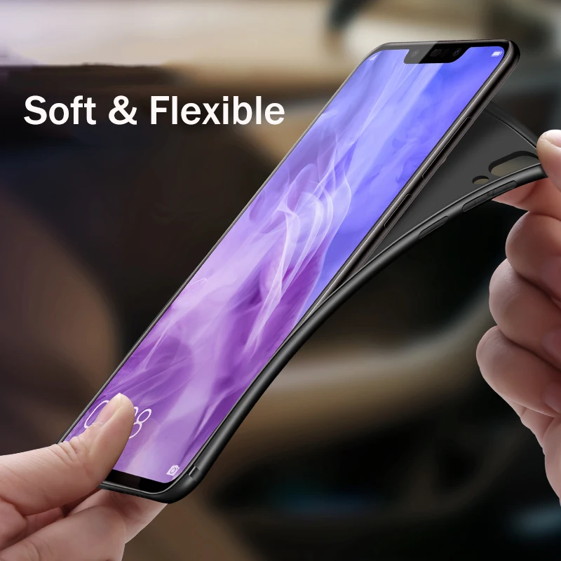 For Huawei Honor 8X Honor Enjoy 8X Case Cover Solid Color Soft TPU Silicone Back Cover Case For Huawei Honor 8X 2018 Case