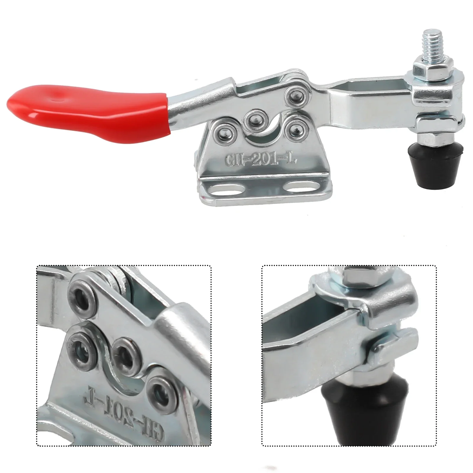 

1pc GH-201L Quick Release Tool Holder, 27kg Clamping Force, 60lb Horizontal Quick Clamping Fixture Workholding Chuck Tools