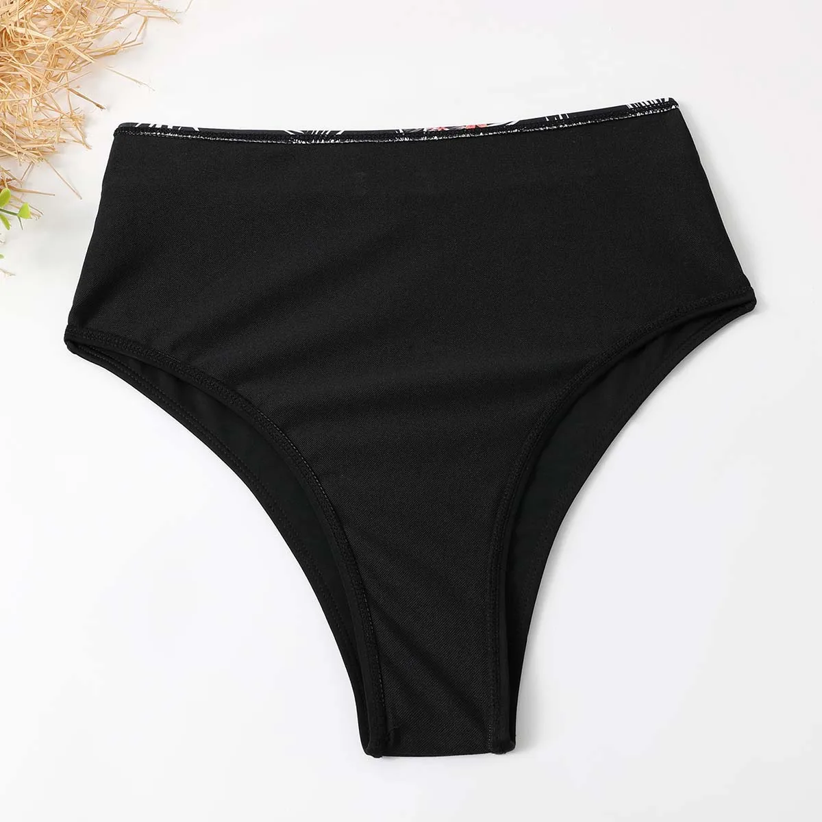 Costume da bagno da donna con stampa floreale sexy copricostume imbottito diviso