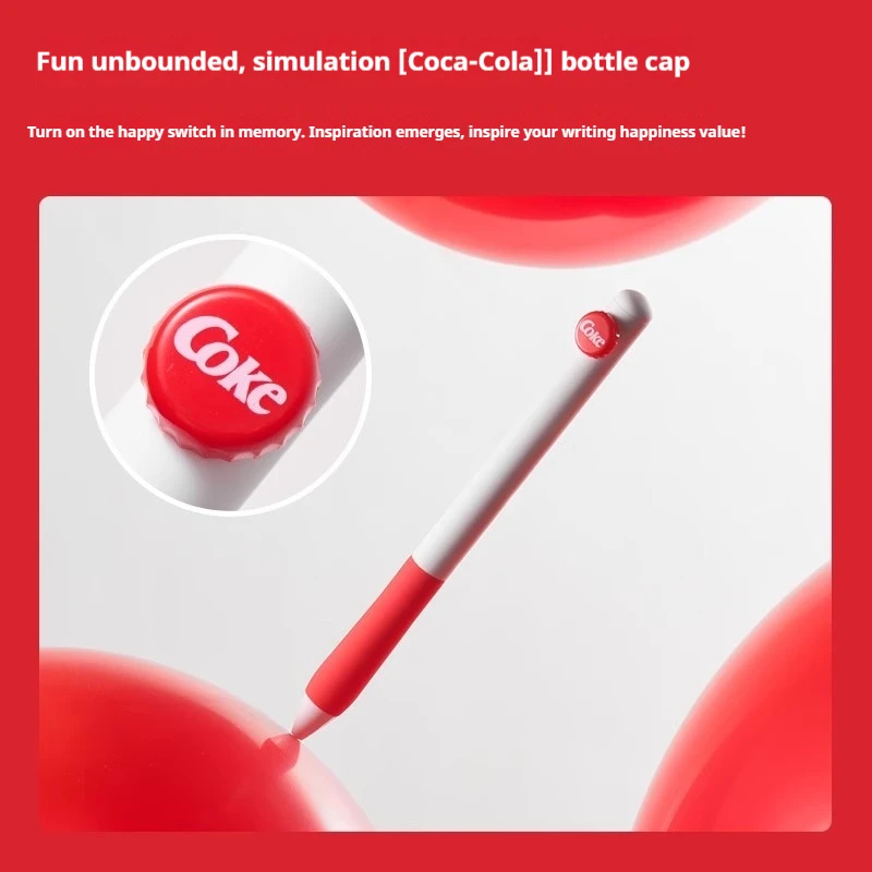 جديد كاكو حبر قلم للرجال كوكا كولا قبعة ممتعة تبديل القاذف أقلام مرحة دراسة مكتب الشريك الشامل لوازم المشاعر عالية القيمة