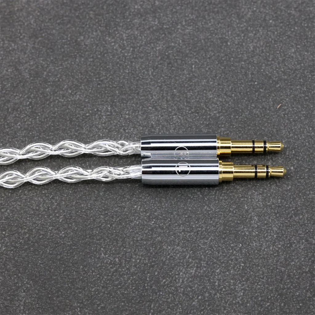 LN008390 8-ядерный 99% 7n чистый серебристый палладиевый кабель для наушников Hifiman Sundara Ananda HE1000se V2 HE6se he400se Arya He-35x
