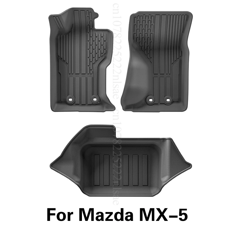 

Floor Mats for Mazda MX-5 Miata MX5 Roadster 2016-2025 Car Trunk Mat Protective Mat Car Interior Accessories Cargo Liner Pad