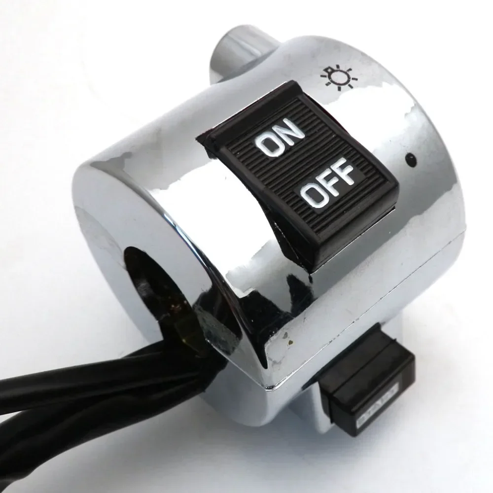 Right or Left Side Chrome Plated Control Switch for GY6 Moped Retro Scooter 50cc 125cc 150cc