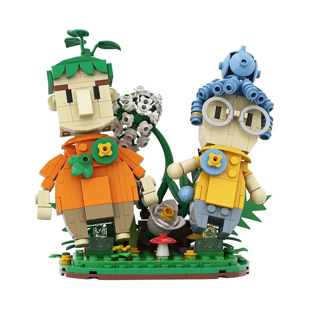 MOC Kreatives Spielcharakter-Set Cody und Xiaomei, Kombinations-Bausteinmodell, DIY-Puzzle, Bauspielzeug für Kinder, Geschenk, Dekoration. – Detail 3