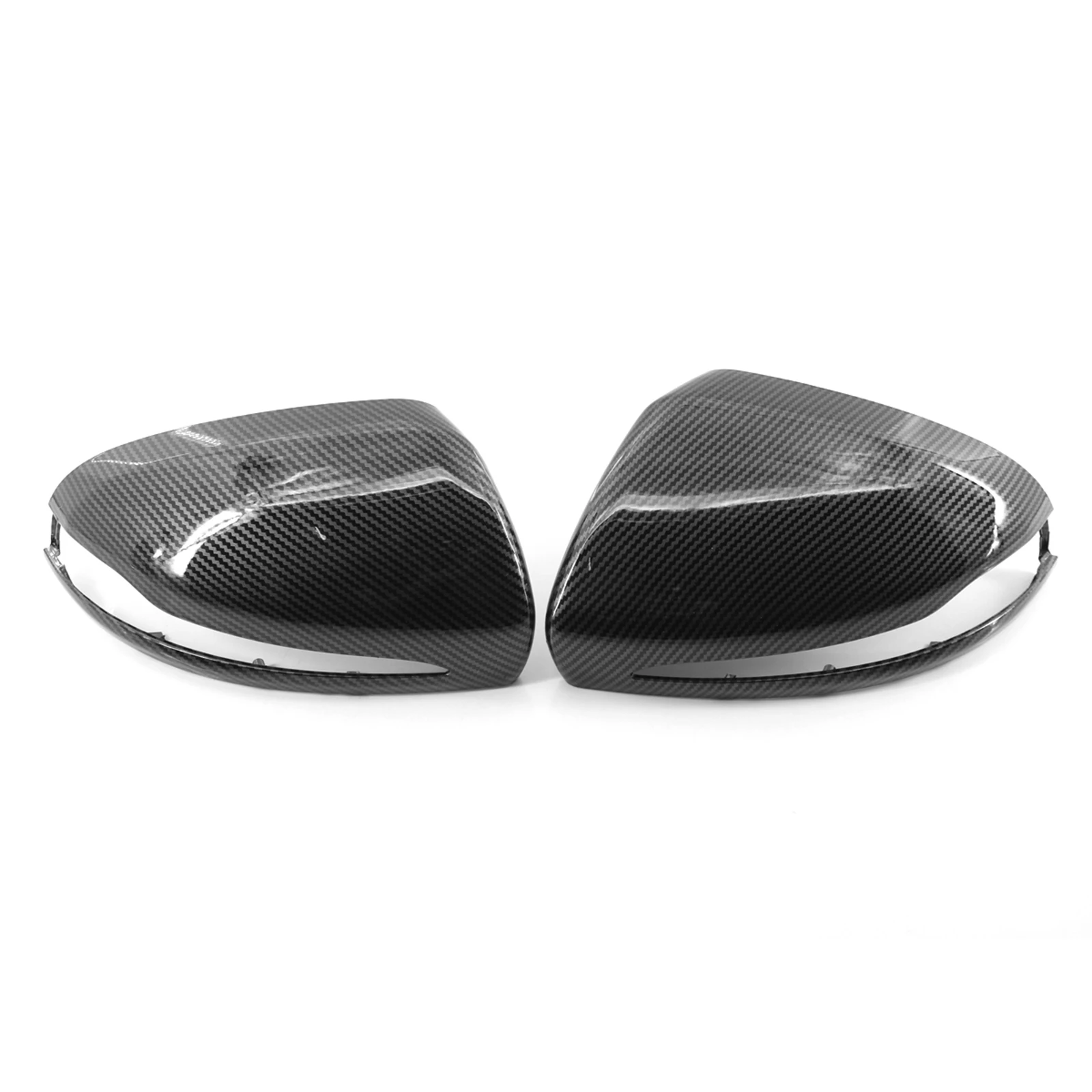 2pcs Side Mirror Cover Rearview Mirror Housing Replacement for Mercedes Benz W205 C205 V205 S205 2014-2020 A09981082007992