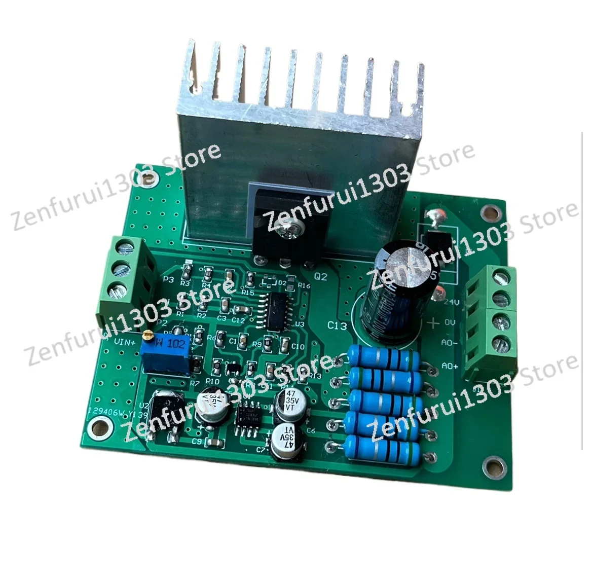 

Voltage to Current Module 0-2.5/3.3/5/10V to 0-1A Constant Current Source Analog Current Source Transmitter