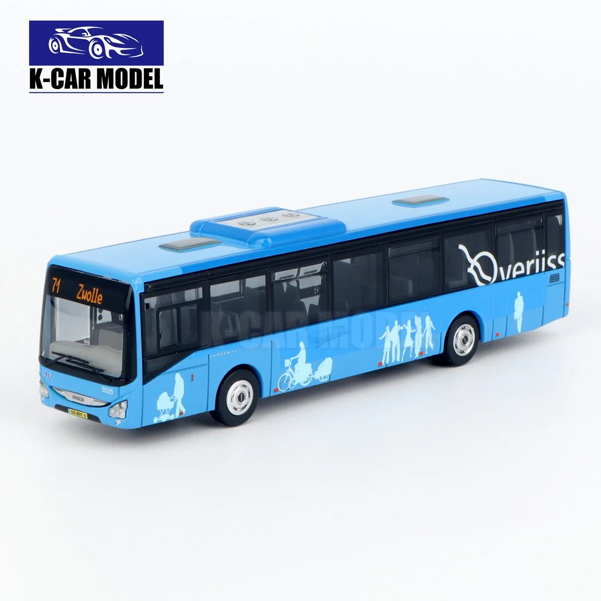 NOREV-Holland City Bus plástico simulação carro modelo brinquedo, 1/87