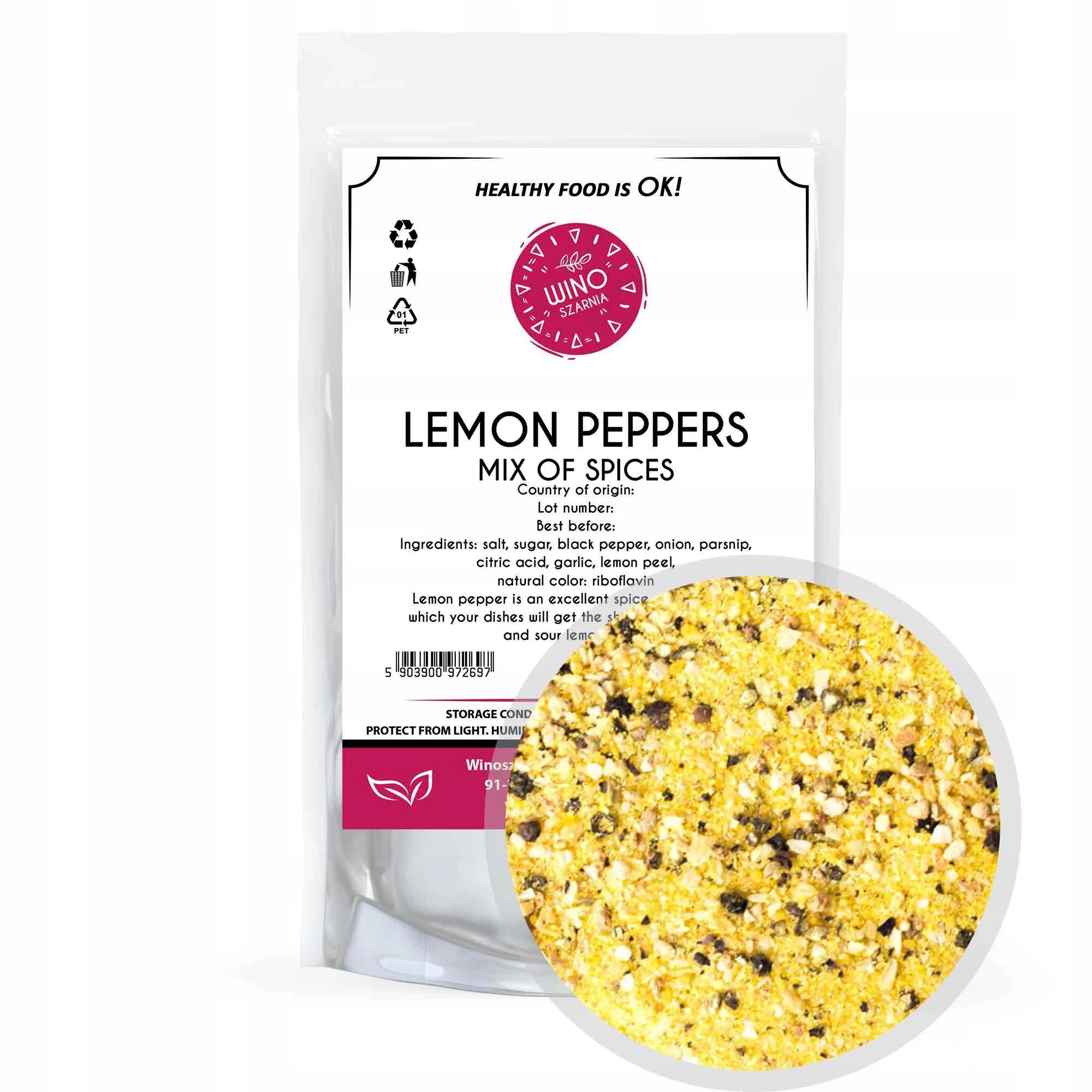 Zdjęcie 4: Pieprz Cytrynowy Przyprawa do ryby - 100g