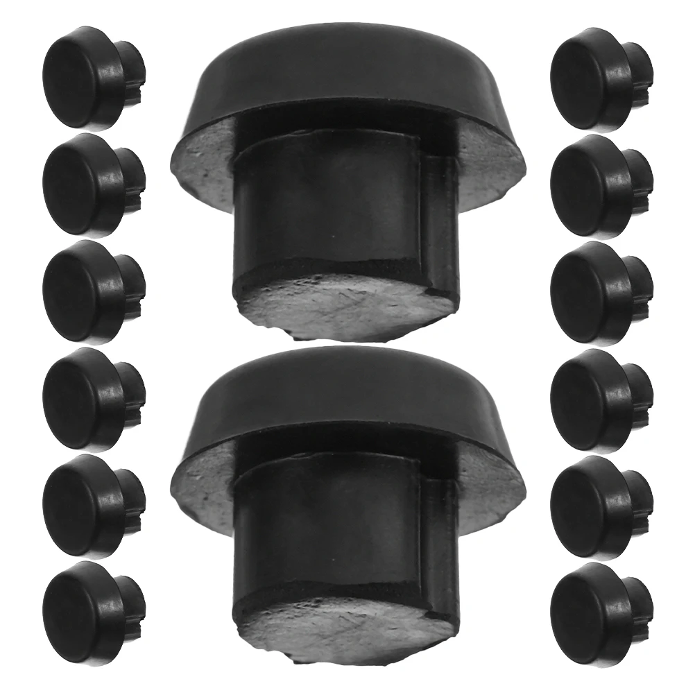 

20 Pcs Billiard Cue Back Plug Accessories Pole Tail Cover Bottom Rubber Pad Billiards Rod Protective Automatic Pool Stick