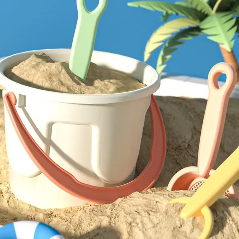 

M89C Foldable Sand Bucket Sand Play With Shovel Sand Mold Outdoor Kids Activity Toy