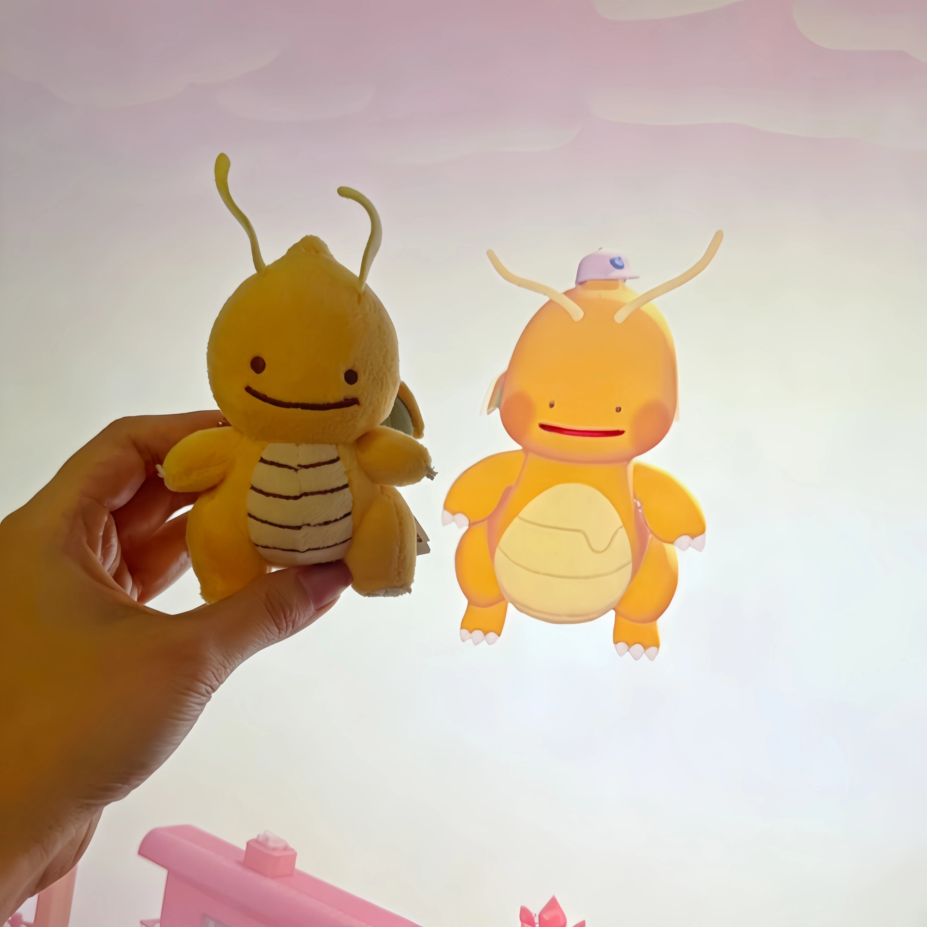 Pokémon Pokopia Dragonite Plüsch Ditto Transformation Serie Plüschtier Charmander Eevee Ditto Lapras Mega Dragonite Stoffpuppe