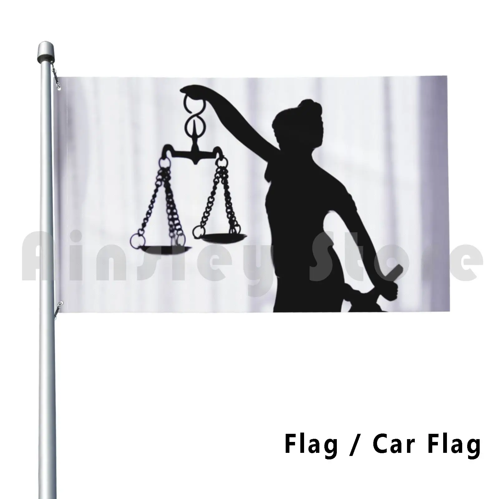 Metal Statue Symbol Of Justice Themis Outdoor Decor Flag Car Flag Justice Law Lawyer Statue Themis Background Office