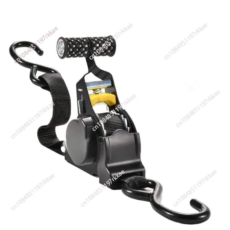 Automatic shrink tensioner strapping strap luggage rope motorcycle strap fixed tightening strap