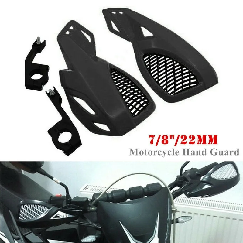 

7/8" Motocross Motorcycle Dirt Bike ATV Hand Guards Handguards W/Mount Kit 1Pair