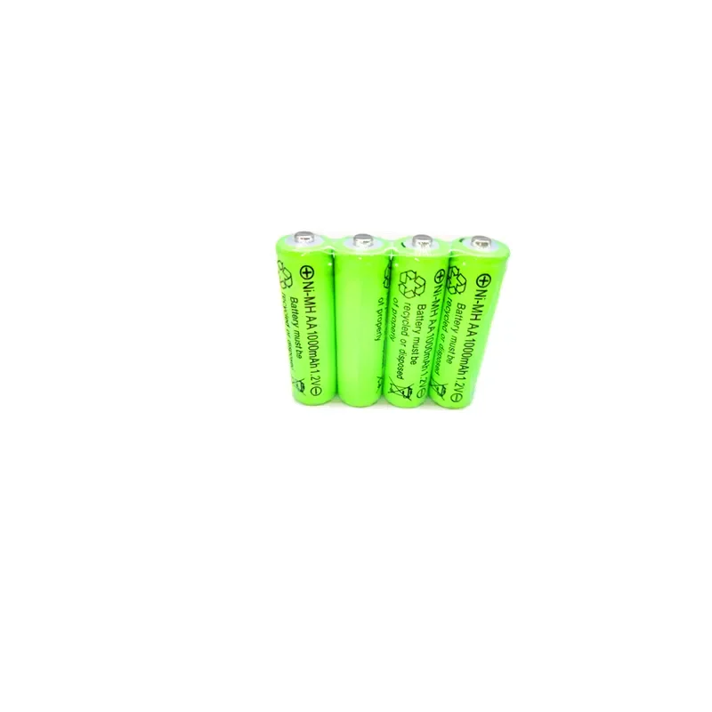 1.2V 1000mAh Ni-MH pre-charged Ni-MH rechargeable AA battery for CMARA microphone toy 4-40pcs Safe and Durable, True Capacity