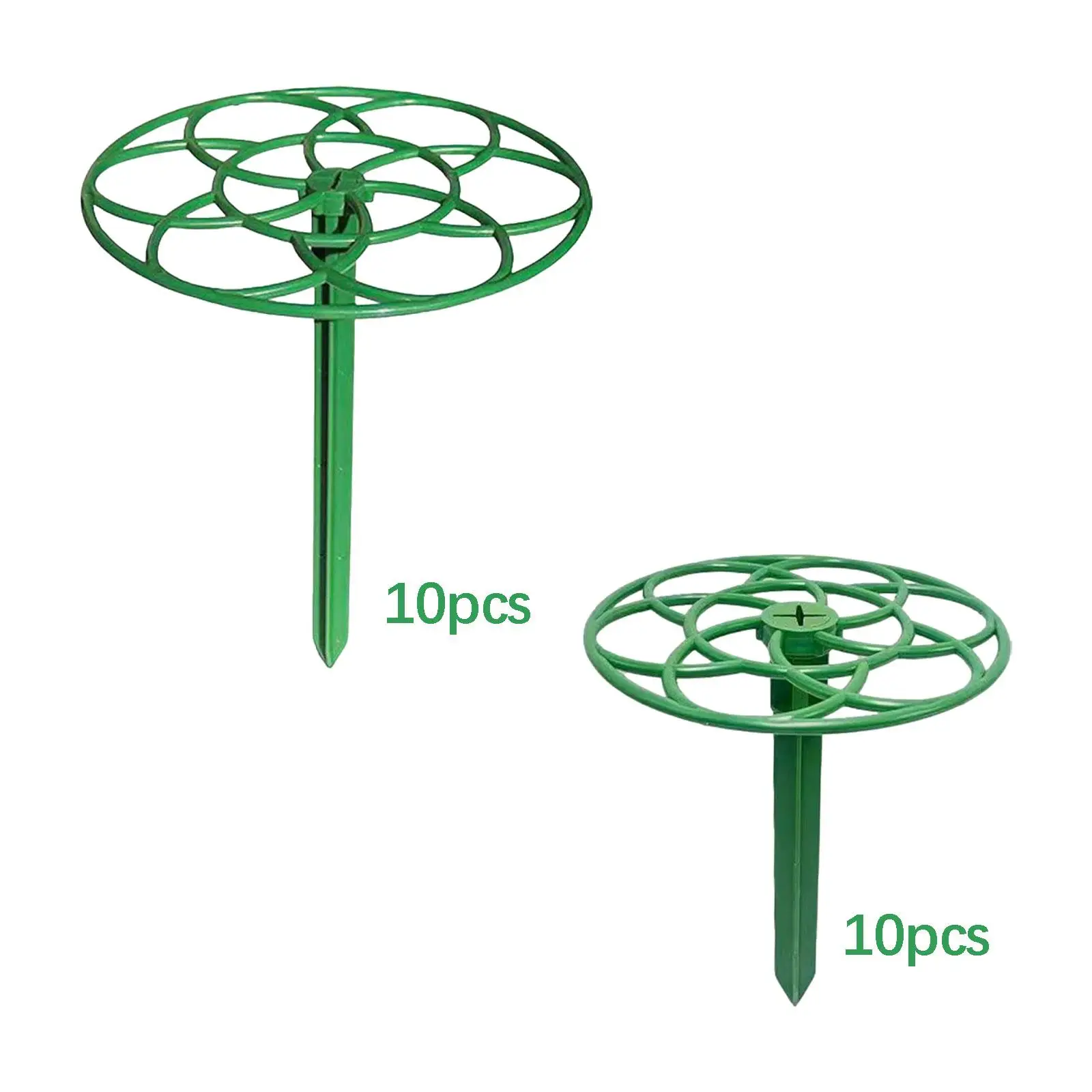 

10x Plant Topper Holder Support Stakes Stand Plant Clips Supplies Grow through
