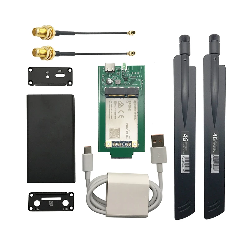 USB Type-C Adapter Dongle Enclosure With Quectel Cat6 EM06-E EP06-E Cat12 EM12-G Cat16 EM160R-GL LTE Module Keenetic Router