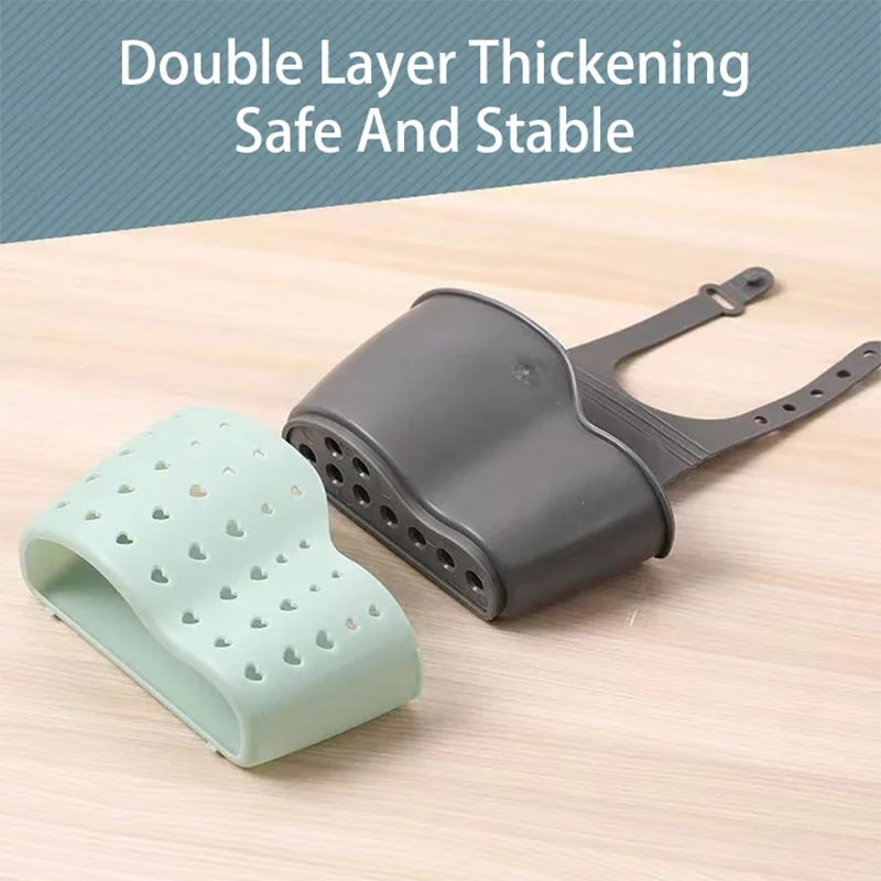 1/2Pcs Kitchen Sink Shelf Organizers Double-Layer Hanging Sponge Drain Basket Accessories Silicone Storage Holder Rack Supplies