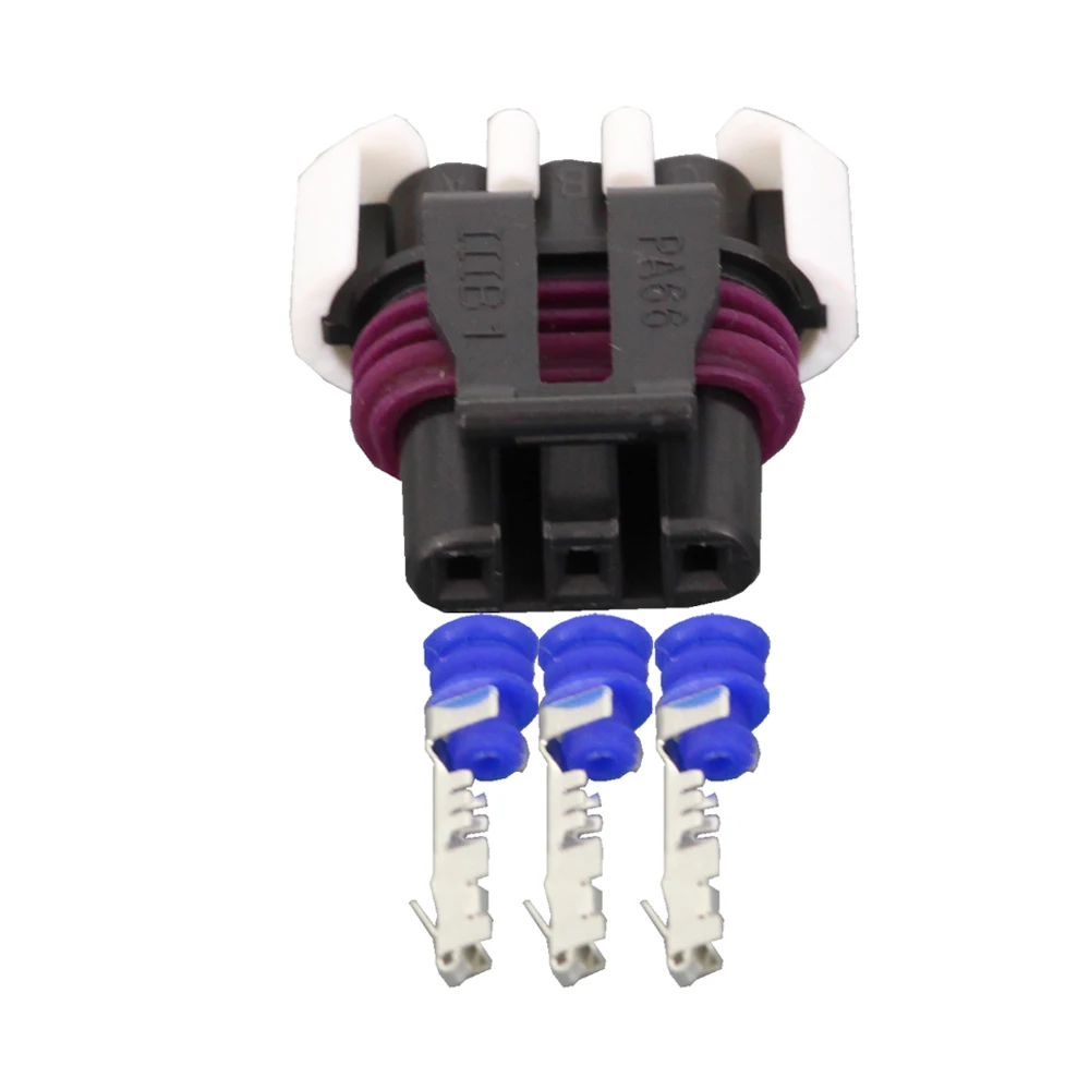 3 Pin Harness Jacket Eaterproof Plug Connector With Terminal Block DJ7035Y-1.5-21 3P