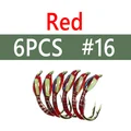 6 piezas talla 16 rojo
