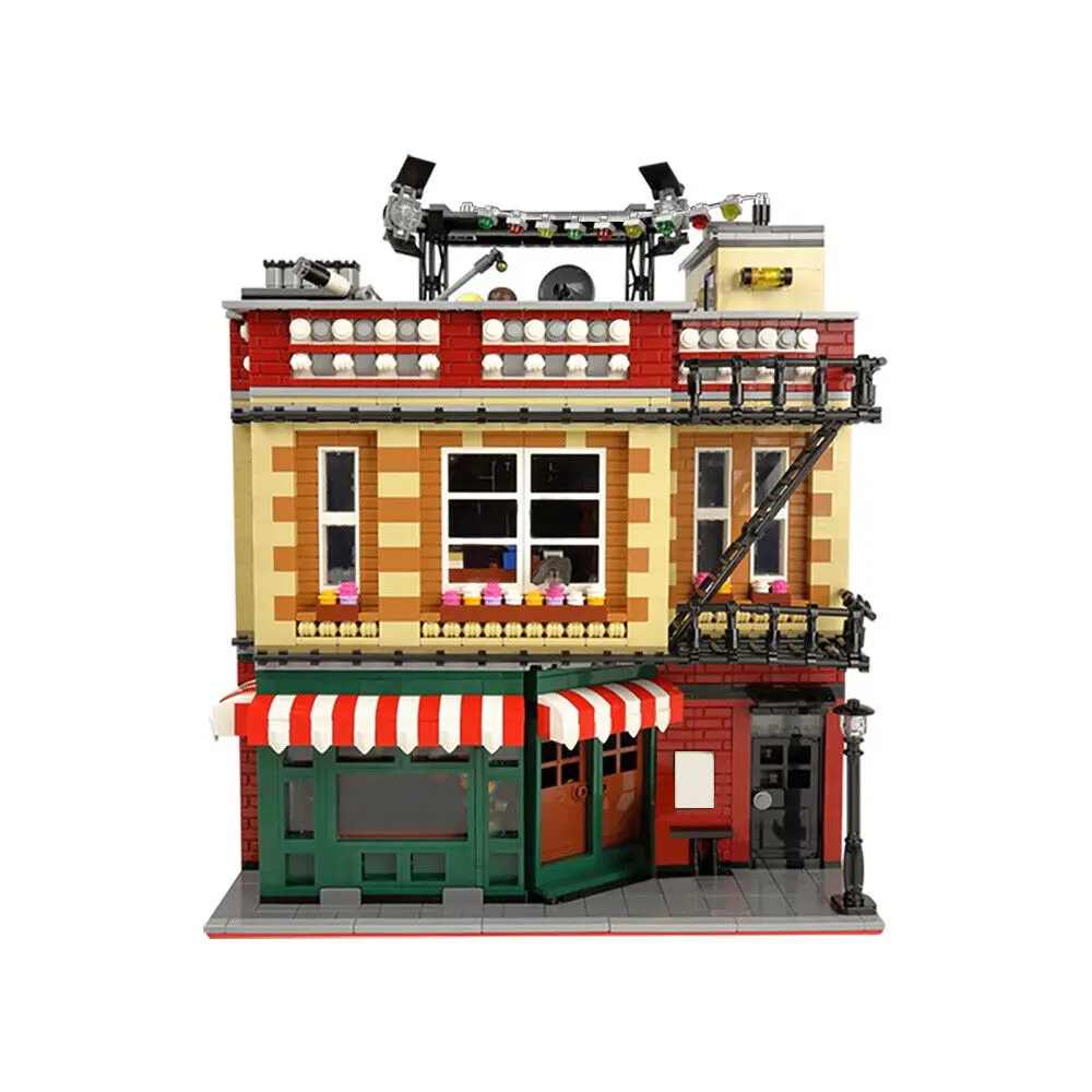 

Modular Apartment with Interior Building Toys Set 4294 Pieces MOC Build