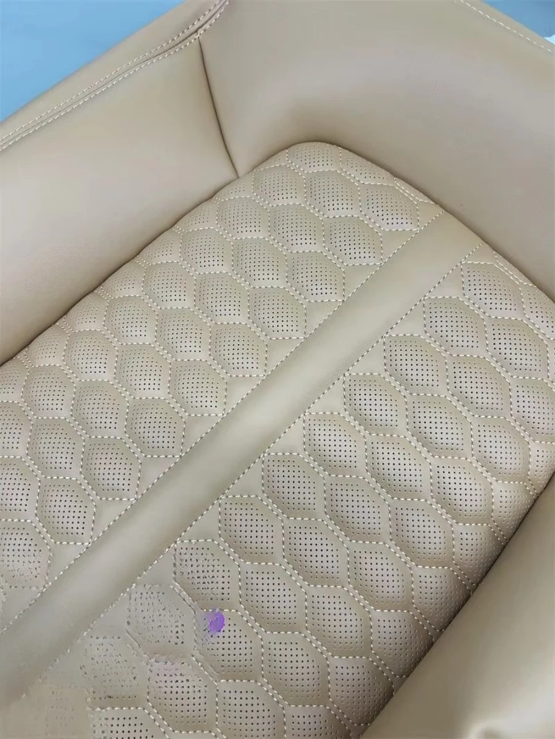 Picture 6: Luxury Quality Leather Car Seat Cover Set Comfortable Interior Accessory for Fully Universal MPV 7-Seater Van for