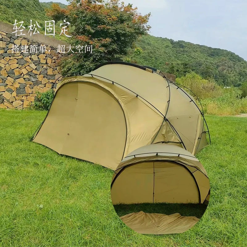 Lightweight Spacious Dome Tent - Waterproof Windproof Sunshade Spherical Tent for Outdoor Camping