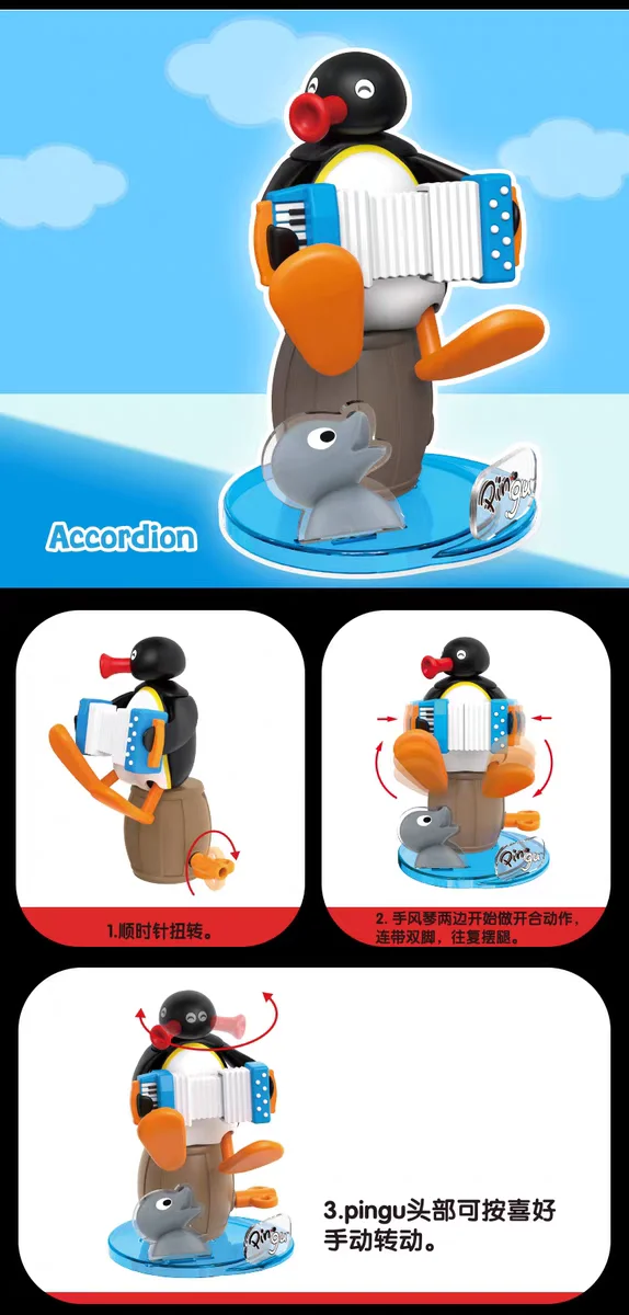 Neue Original Pingu Blind Box Komplette Serie Niedliche Überraschungs-Sammelfiguren Modell Schreibtisch-Dekoration Zubehör Geburtstagsgeschenk – Detail 30
