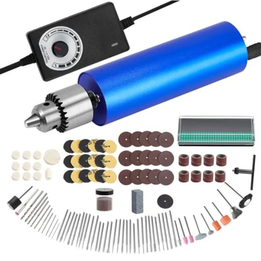 Electric Resin Polishing Kit with 110 Accessories for Resin Casting Molds Carving Drilling Sanding Polishing Jewelry Making in