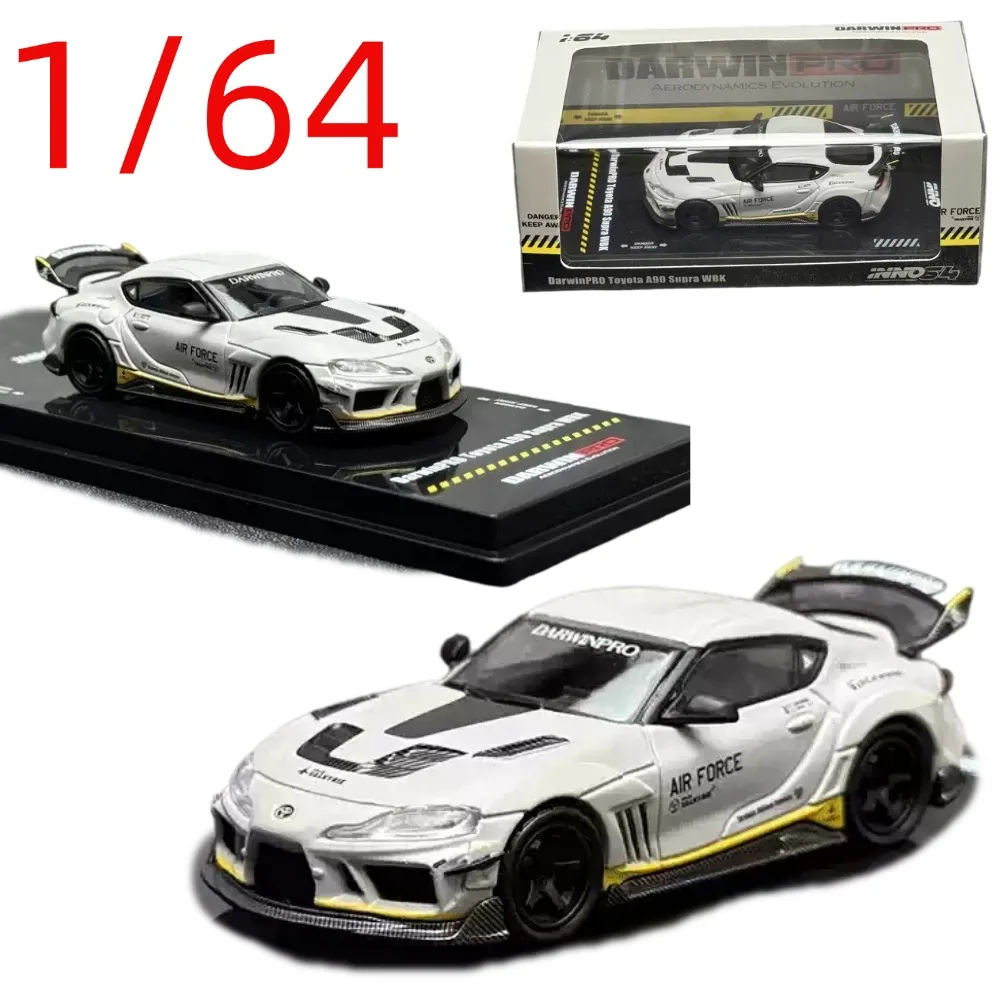 inno-diecast-modele-de-voiture-de-sport-toyota-supra-a90-wbk-a-l'echelle-1-64-modele-de-voiture-de-course-toyota-supra-a90-en-alliage-pour-collection-et-exposition