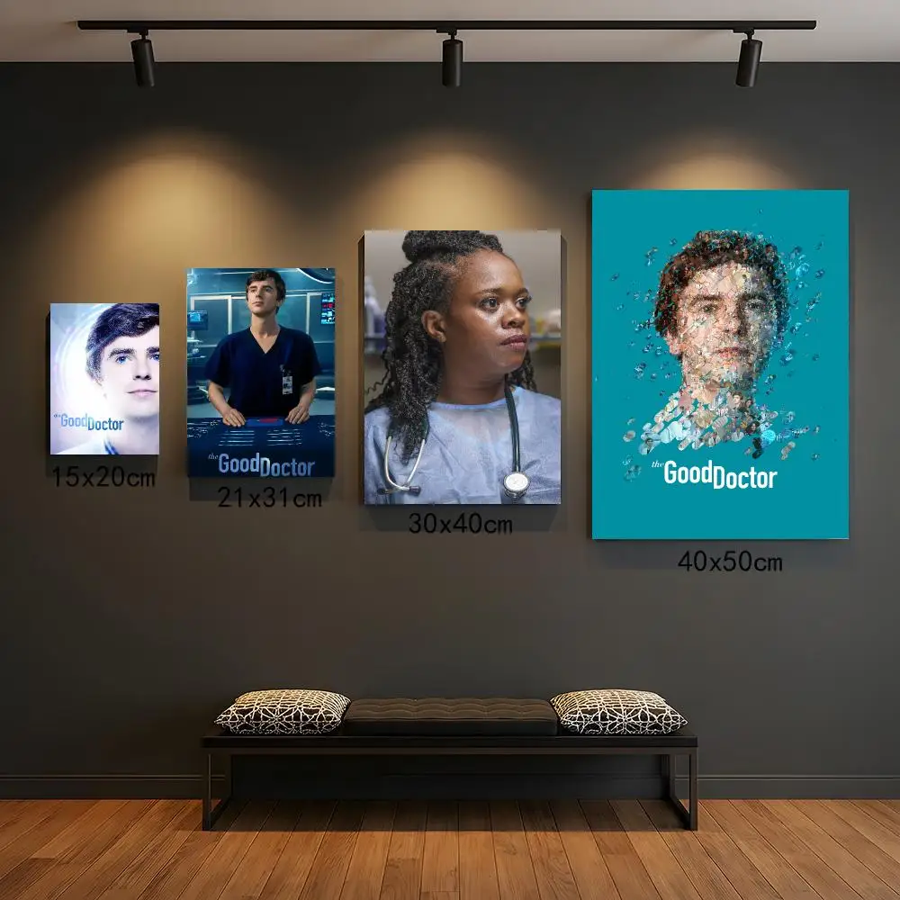 tv series T-The Good Doctor-R Poster Self Adhesive Wall Decor for Modern Home Cafe Office and Bar