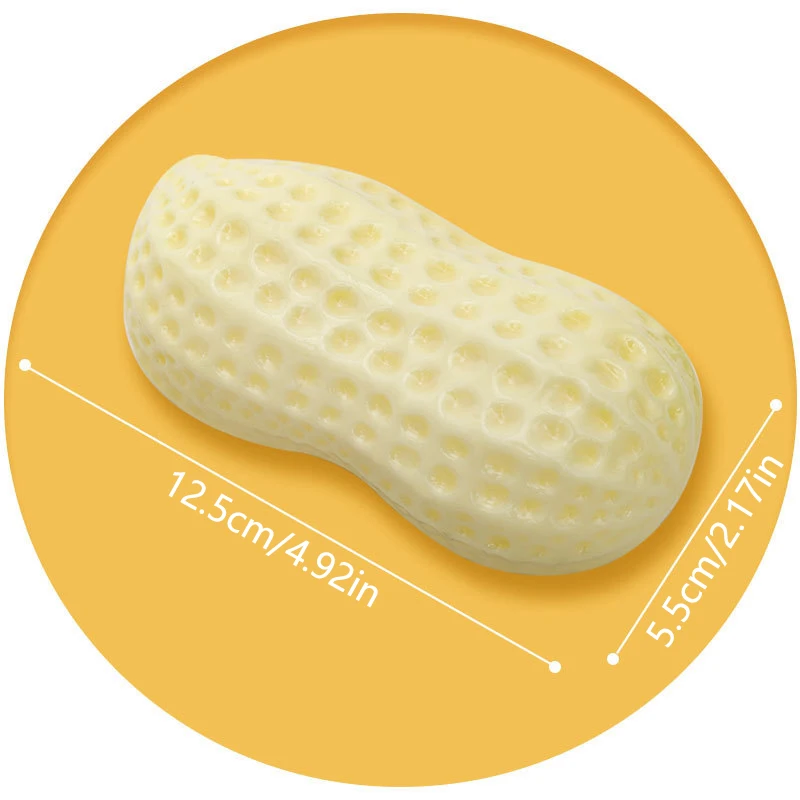 ยางไวนิลถั่วลิสงสุนัขของเล่นสําหรับสุนัขขนาดเล็กความยืดหยุ่น Chew ความเบื่อบรรเทาของเล่นทําความสะอาดฟันเสียงของเล่นสัตว์เลี้ยง Stuff อุปกรณ์เสริม