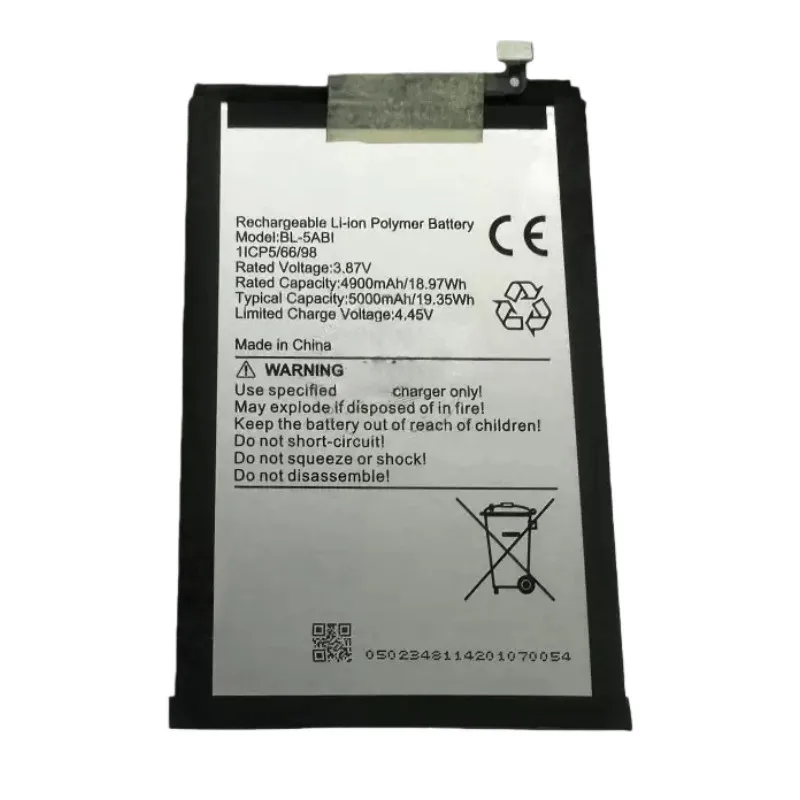 

1 5000mAh replacement battery, suitable for BL-5ABI itel P65 mobile phone, high quality