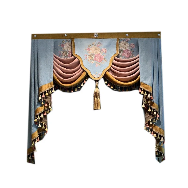 

Luxury Valances with Dedicated Links for Curtain Top Decoration Not including Cloth Curtain and Tulle Can be Customized