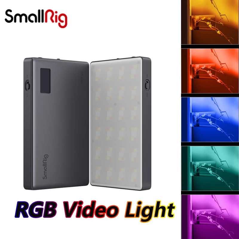 

SmallRig RM120 RGB Video Light Portable Studio Photo Light Camera Light for Photography 2500K ~ 8500K 3808