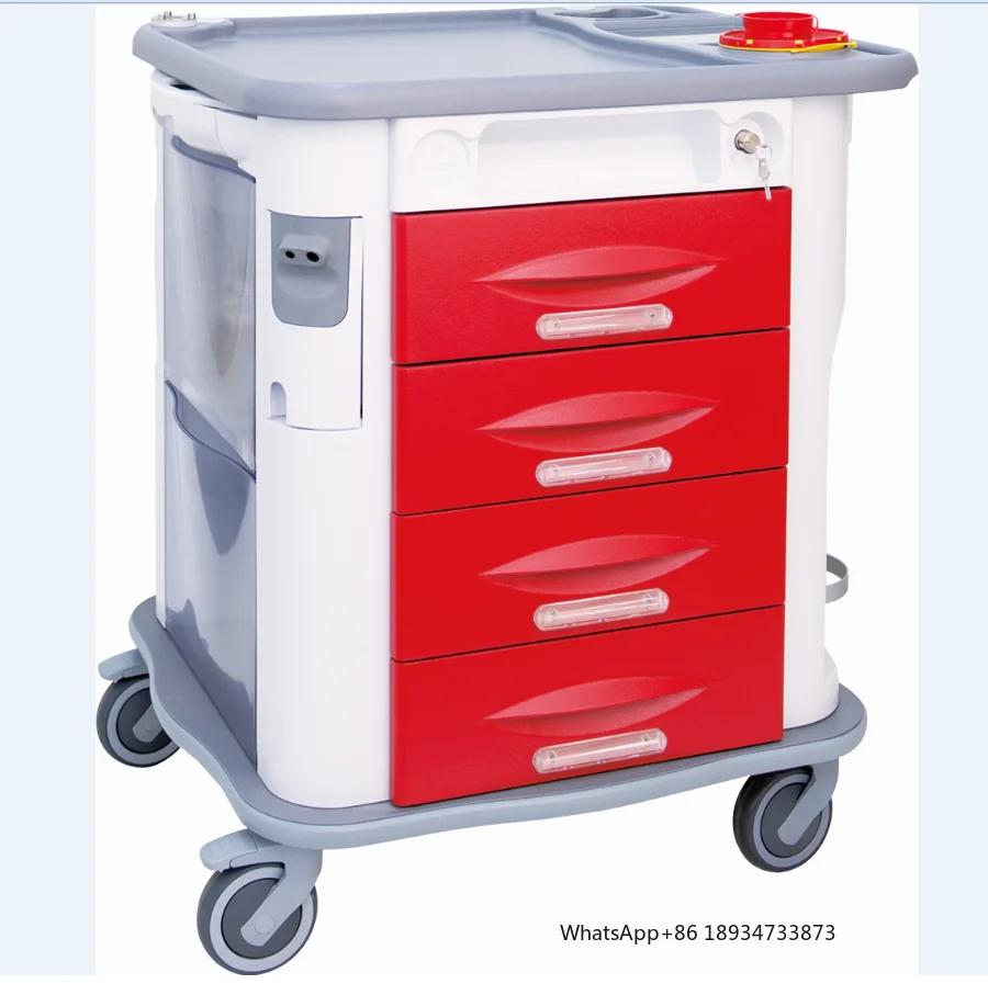 MT MEDICAL hospital trolley luxury drugs trolley emergency treatment medication distribution cart