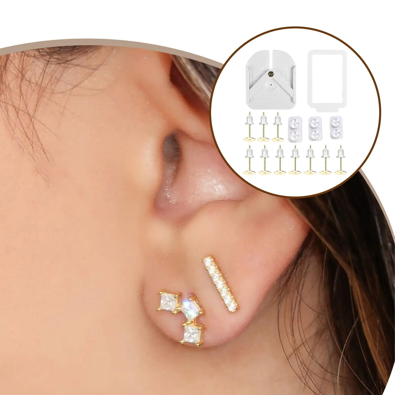 Earring Post Embedder Tool Jewelry Making Supplies Polymer Clay Earring Kit