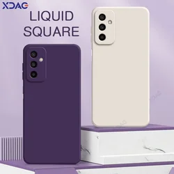 Cellphone Cases for Samsung Galaxy M23 F23 5G SamsungM23 SamsungF23 Luxury Original Square Liquid Silicone Back Cover Coque Bags