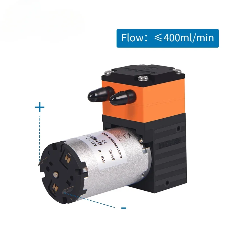 Kamoer 400ml/min KLP01 Mini  High Flow Diaphragm Liquid Pump 12V 24V DC Motor Liquid Pressure 3 Bar 62dB for Lab and Waste Water