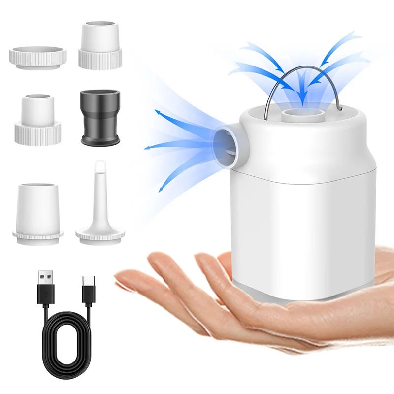 

Trending Portable Compressors MINI Wireless Tyre Inflator Air Compressor For Car Bike Ball With Power Bank LED Light